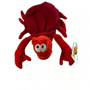 Disney Little Mermaid Plush Sebastian the Crab Red Plush Stuffed Animal Toy 8"